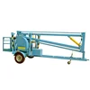 promotional self drive boom lift 18m diesel boom lift mobile lift platform