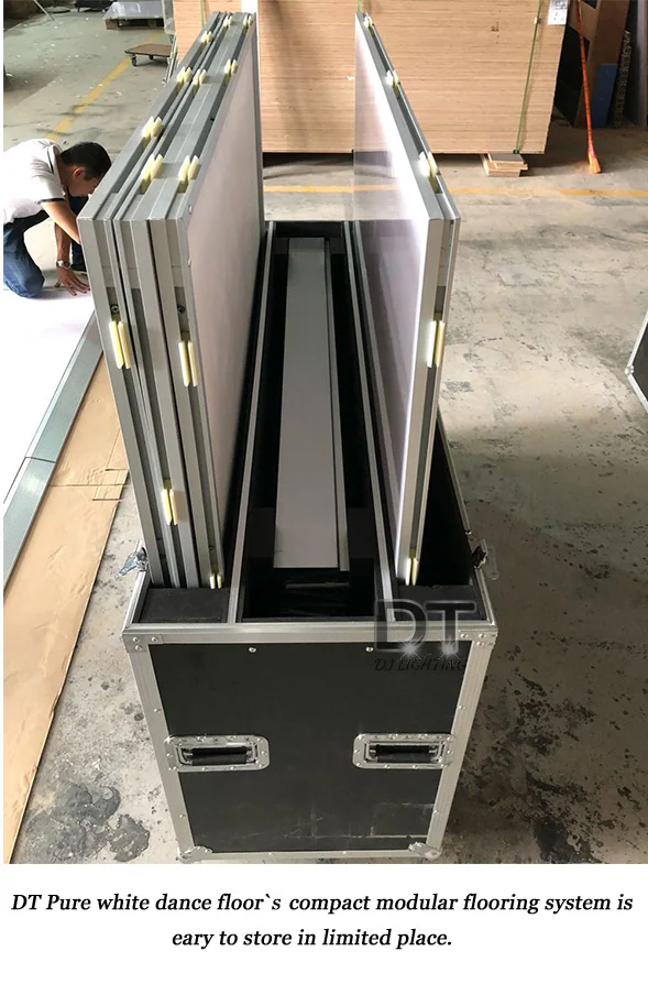 Cheap Portable Wooden Dance Floor Seamless White Used For Indoor And