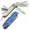handle back lock open multi-functional knife iron shell color gift pocket knife