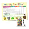 Custom Wholesale Printed Magnetic Motivational Dry Erase Potty Training Chart for Toddlers