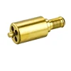 1/2'' Material Insert Machining Threaded Connectors Precision Steel Custom Brass Spring Loaded Pin Connector Hose Fitting