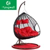 Outdoor furniturerattan egg chair swing double swing chair