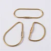 Hot Popular Custom Shaped Logo Brass Car Keychain