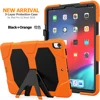 Heavy duty hybrid combo kickstand tablet case cover with screen protector for Apple ipad pro 12.9 inch 2018