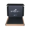 Black Hot Stamping Gold Silver Cosmetic Tuck Top Memory Card Packaging Silk Stockings Cardboard Paper Treasure Chest Gift Box