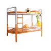 Multicolor steel bed adult people steel bunk bed self assembly bed frame made in China