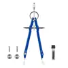 Professional Compass Geometry Set with Lock, Math Precision Metal Durable for Solid and Plane Precis
