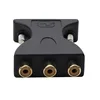 DVI-I to 3 RGB RCA Component Cable for LCD LED TV Monitor HDTV PC MAC