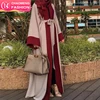 1560# 2018 new model muslim Islamic simple abaya designs women new design moroccan casual dress kaftan dress
