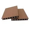 140*23mm Round Hole Outdoor Wood Plastic Composite wpc flat composite decking