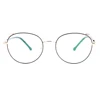 high quality metal optical frame rose gold fashions ready optical metal Triangle attached frame