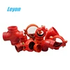 Fire Grooved Pipe Fittings Light-Duty Rigid Coupling Cast Iron Pipe Fitting ASTM A536 Flexible Coupling AS4020 Reducing Socket