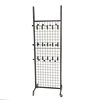 retail store adjustable hook standing wire mesh brochure toothbrush display racks/stand shelving units