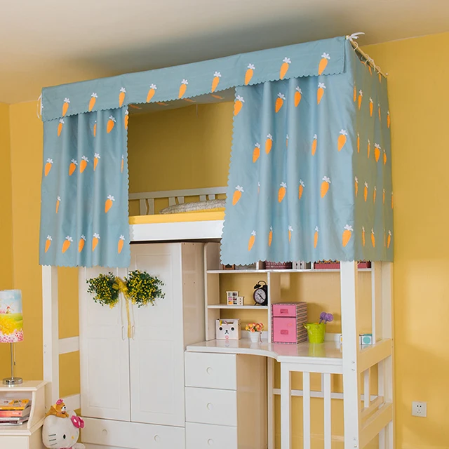 Reactive Printed Student Dorm Bunk Beds Curtains ...