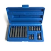 15PC 1/2 Drive Hex Bit Set Long Short Sockets Bits socket coupler
