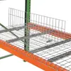 Industrial wire mesh deck for storage pallet racking