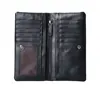 PU leather wallet fashion long mens wallet zipper card bag