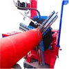 automatic pipe fabrication production line with rotator and self weight& slip on flange