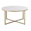 /product-detail/modern-gold-faux-marble-top-coffee-table-with-x-base-60705855929.html