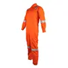 Workers Oil Resistant Workwear Orange Overall Uniforms Coverall