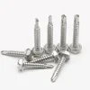 Stainless Steel Grade 304 316l 430 201 4mm Pitch 6.3x65 M1.5 Self Drilling 4-40 Super Duplex Screw