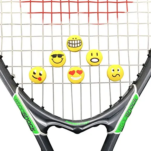 Funny  Silicone Tennis Racquet Vibration Dampeners 6 Pieces 