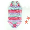 New children's lovely hot silver gradient split children's bikini Kids Swimwear wholesale