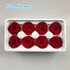 wholesale roses head make gift box materials natural real touch fresh preserved rose head