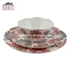 New Design Flower License Melamine Pizza Dinner Set
