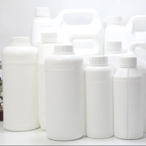 漏れ防止 LDPE/HDPE プラスチックボトル 250 ミリリットル 500 ミリリットル 1L 2.5L 白ボトルスクリューキャップ