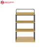 customized furniture design bag store handbag rack custom wooden shoes stand shelf 4 tiers shoes display rack on sale