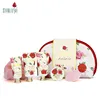 2019 Suitable for travel women body lip balm face brush spa refreshing bath gift set