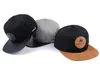 no minimum brand iron on hats custom embossed PU leather patches and badge