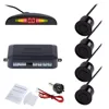 LED Display automotive parking reversing radar with 4 Parking Sensors
