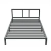 Knock Down Structure Hotel House Dormitory Heavy Duty Metal Stainless Steel Single Bed Frame