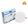 Factory lamp 150mm plastic cover recessed backlight round 18w led frameless panel light