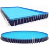 large outdoor 25m*15m*1.5m rectangular plastic pvc metal frame steel wall above ground swimming pool for sale