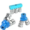 C Type Multi Pipe Self Locking Quick Connect Air Fittings One Touch Pneumatic Fittings Round Two Way And Round Tee Air Fittings