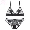 Wholesale Teen Set Floral No Rim The Triangle Breathable Full Transparent Bra Cup