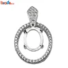 Beadsnice Sterling Silver Jewelry Pendant Necklace Setting Promotional Gift 34058
