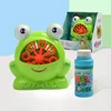 Frog Bubble Machine Set for Kids Includes Bubbles Blowing Toys and Bottles of Solution Fun Summer Outdoor or Party Activity