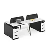 4 seat office workstation cubicle manager executive office desk desktop table