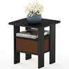 Modern bedroom night stand Bamboo Wooden Coffee Snack End Side Table