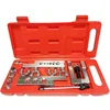 Refrigeration/AC 45 degree traditional extrusion type brake pipe/tube flaring and swaging tool kit set