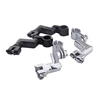 Goldfire 1 1/4" 32mm Short Angled Adjustable Engine Bar Highway Foot Peg Clamps Mount Kit Suit for Harley/Honda/Yamaha/Kawasaki