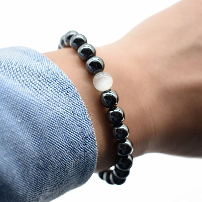weight loss magnetic hematite round beads