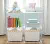 Small clear acrylic bookcase