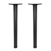 Black 28" Tall Height Metal Office Table Legs Kitchen Dinner Desk Furniture Leg Table Legs Set of 4