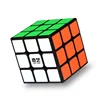 QIYI 3x3 Speed Cube Smooth Magic Cube Puzzle 6cm 3x3x3 cube Easy Turning Anti-Pop Structure and Durable Black White EXW