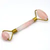 Wholesale message Rose Quartz Face Roller Derma Roller 540 Jade Roller For Face